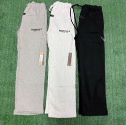 ESSENTIALS FEAR OF GOD SWEATPANTS – BLACK, DARK OATMEAL & LIGHT OATMEAL XS S M L XL XXL