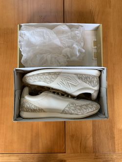 Micheal Kors Essex Mixed-Media Trainer Color: VANILLA COMBO
