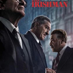The Irishman Movie Poster 24 x 36 Inches Full Sized Print Plexiglass Framed & Ready for Display