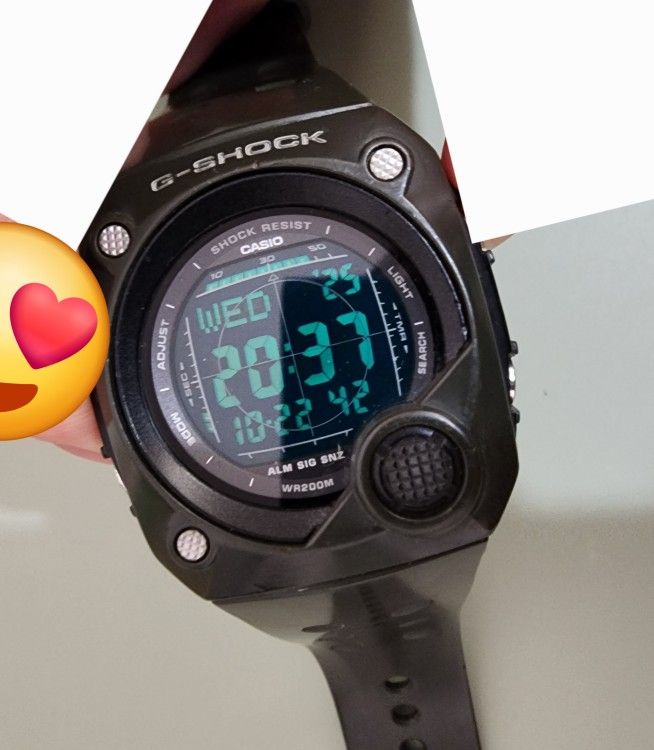 Classic G-Shock Casio G-8000 Digital Watch Men 200M Water Resistance Army Military Target Sniper LED Light Shock Resistant Alarm World Clock