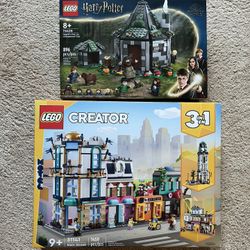 Lego 31141 Main Street + 76428 Hagrid’s Hut Harry Potter 
