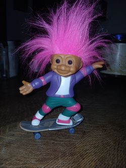 Vintage 80's Skateboarding Troll