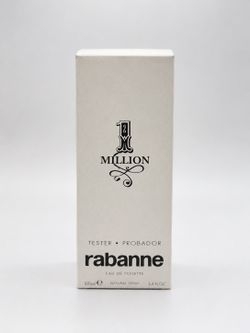 * Authentic Brand New Rabanne 1 Million EDT Tester 3.4 oz / 100 mL BIG BOTTLE