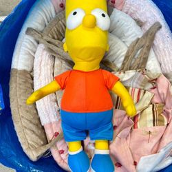 Bart Simpson Plush Doll Large