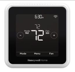 Honeywell Home Black/White Smart Compatible Thermostat with Wi-Fi Compatibility