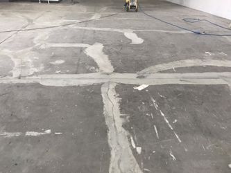 Epoxy floors before and after