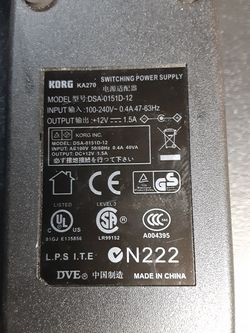 Korg ka270 power supply