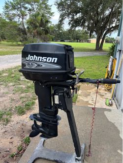 2001 Johnson 25hp short shaft tiller