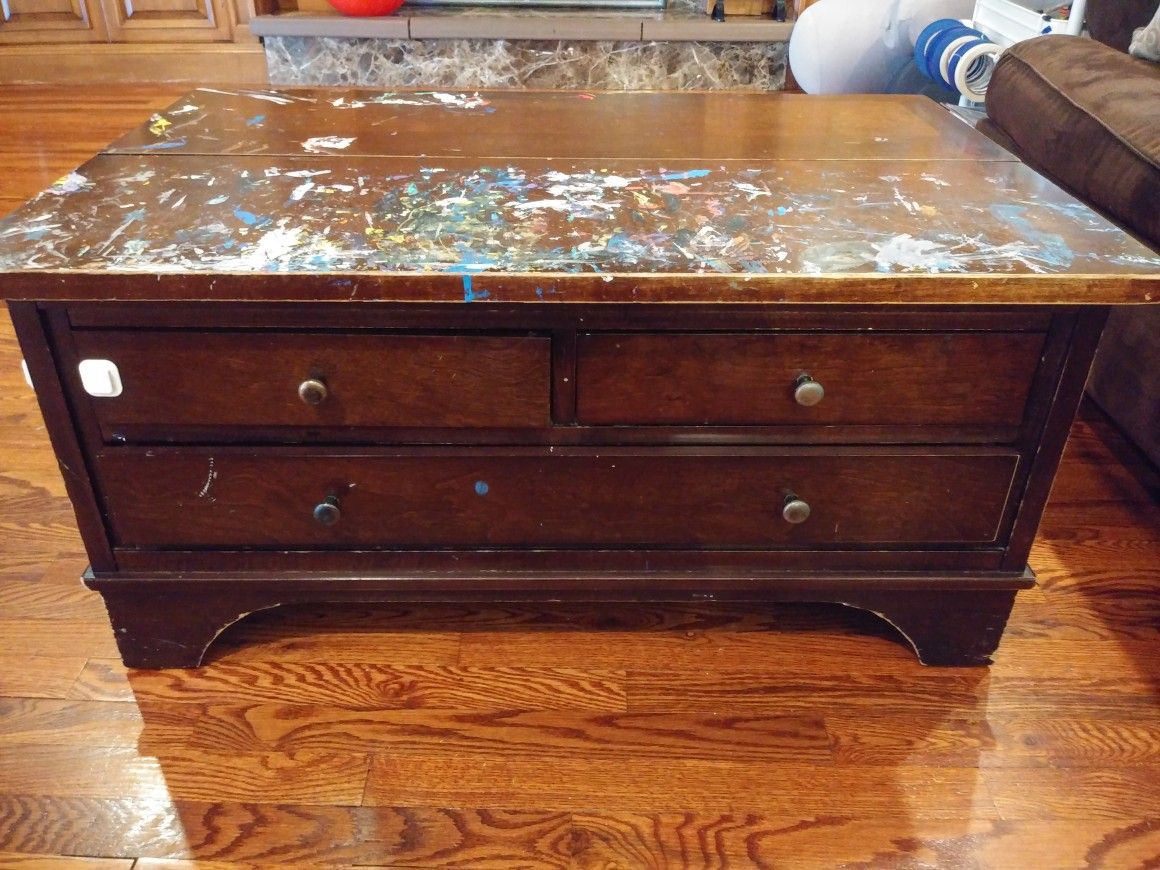 Pottery Barn Storage Coffee Table
