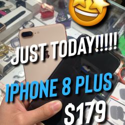 JUST TODAY!!!!! IPHONE 8 PLUS