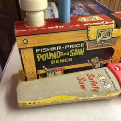 1960’s Fisher Price Pound And Saw