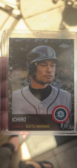2022 Topps Chrome Platinum Anniversary Platinum Toile Cream/Black Refractor - Ichiro /10