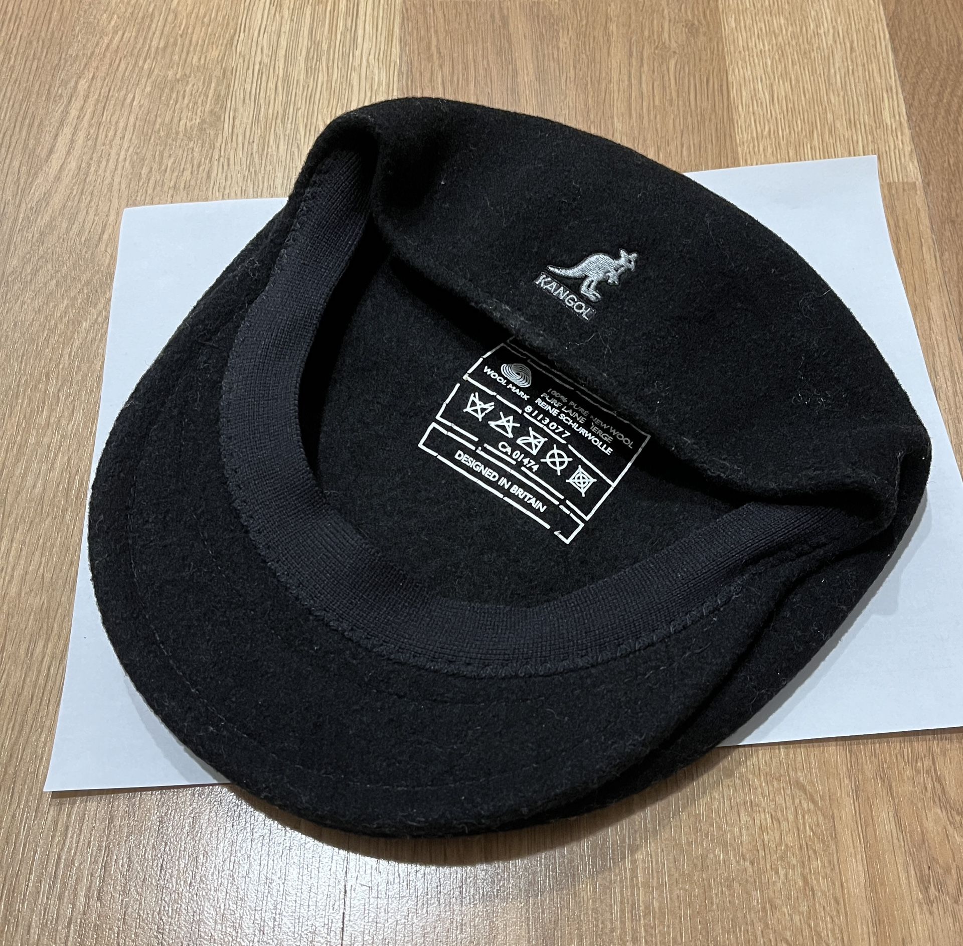 Kangol Wool Hat Black Or White Large