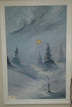 HUGE HAND PAINTED ARTWORK