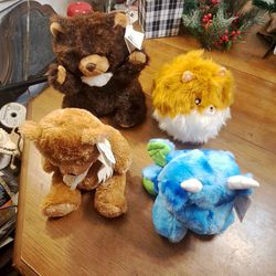 Your Choice Of Adorable Stuffed Animals, $3 Each
