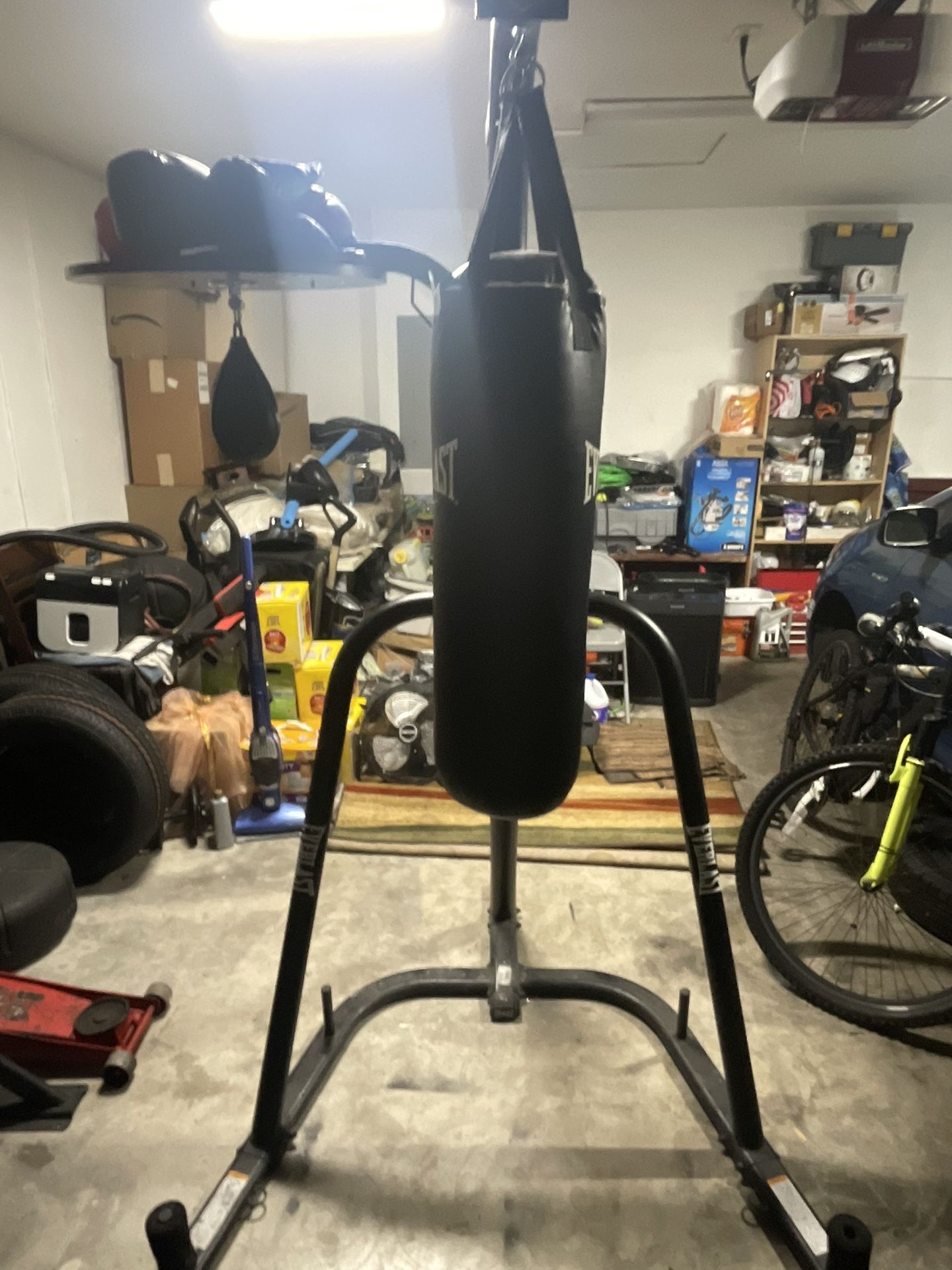 3 In 1 Kickboxing Punching Bag With Speedbag