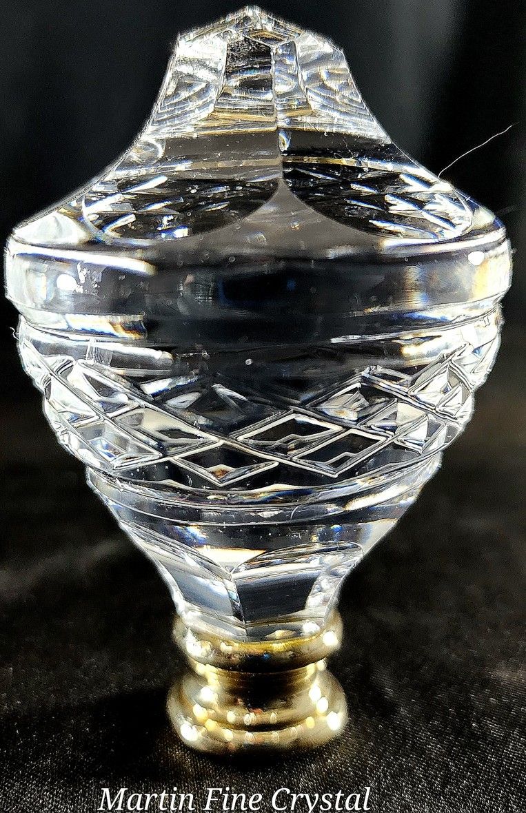 Waterford Tramore Crystal Lamp Final - Exceptional New Without Tags Condition