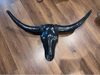 Metal Cow Skull