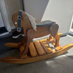 FREE Solid Wood Rocking Horse 