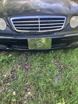 Mercedes Benz License Plate Chrome