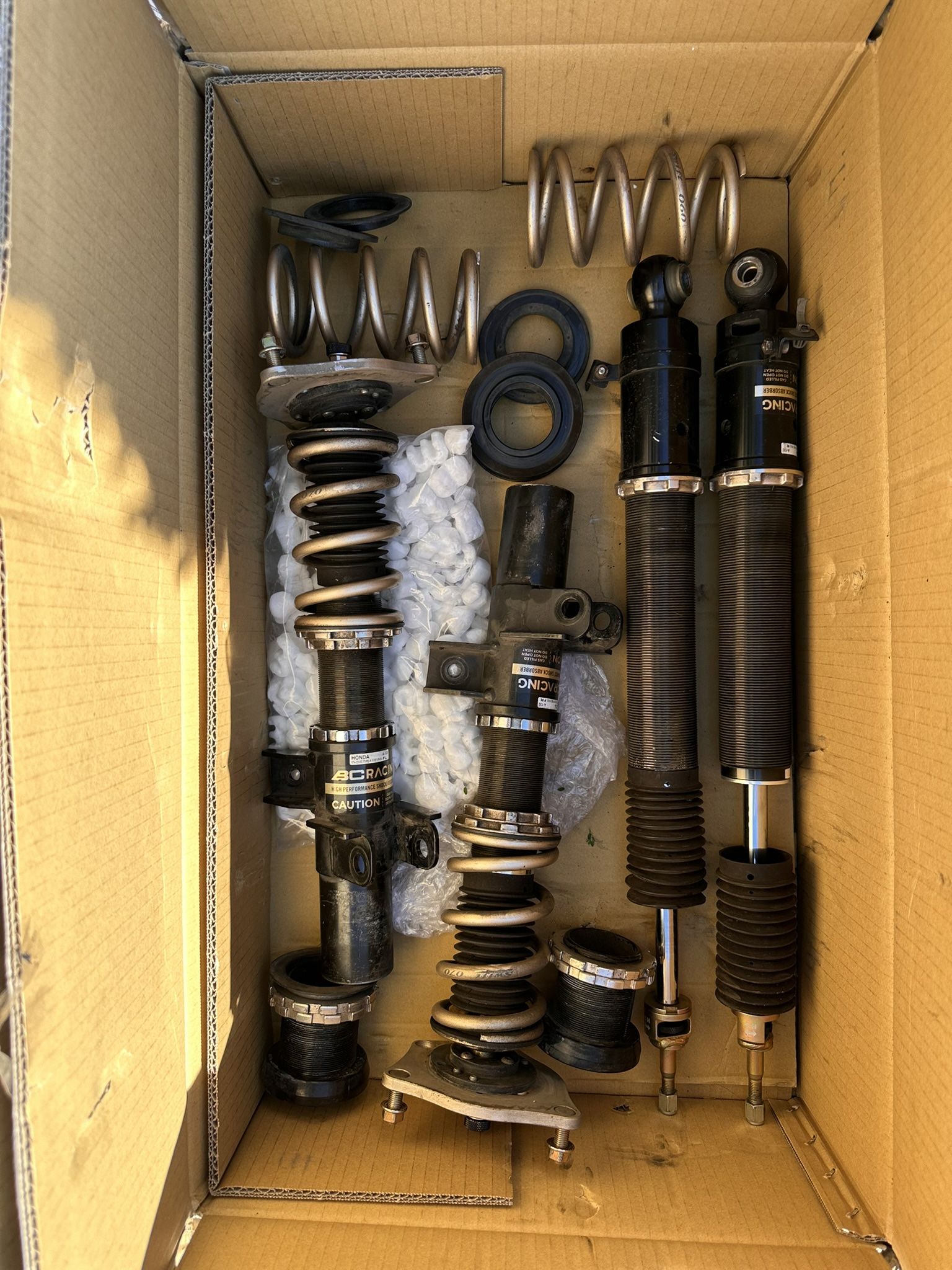 BC Racing Coil-overs (w/ Upgraded Swift Springs