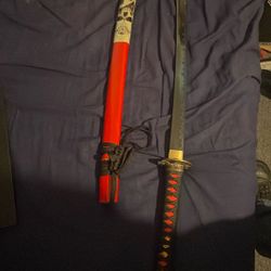 Japanese Katana Red