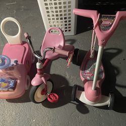 Scooter, Bike And Cart