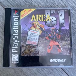 PlayStation Area 51 Game