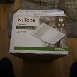 NuTone 765H80L Bathroom Heater Fan 80 CFM – Light & Heater Combo 