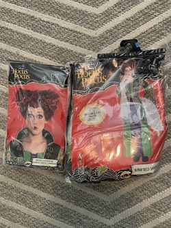 Disney Hocus Pocus Winifred Sanderson Costume & Wig Set