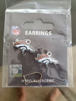 New Denver Broncos NFL Earrings