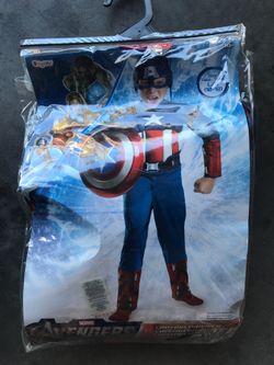 Captain America Halloween costume 10-12