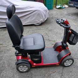 Victory Pride 3 & 4 Wheel (Red) Electric Scooter
