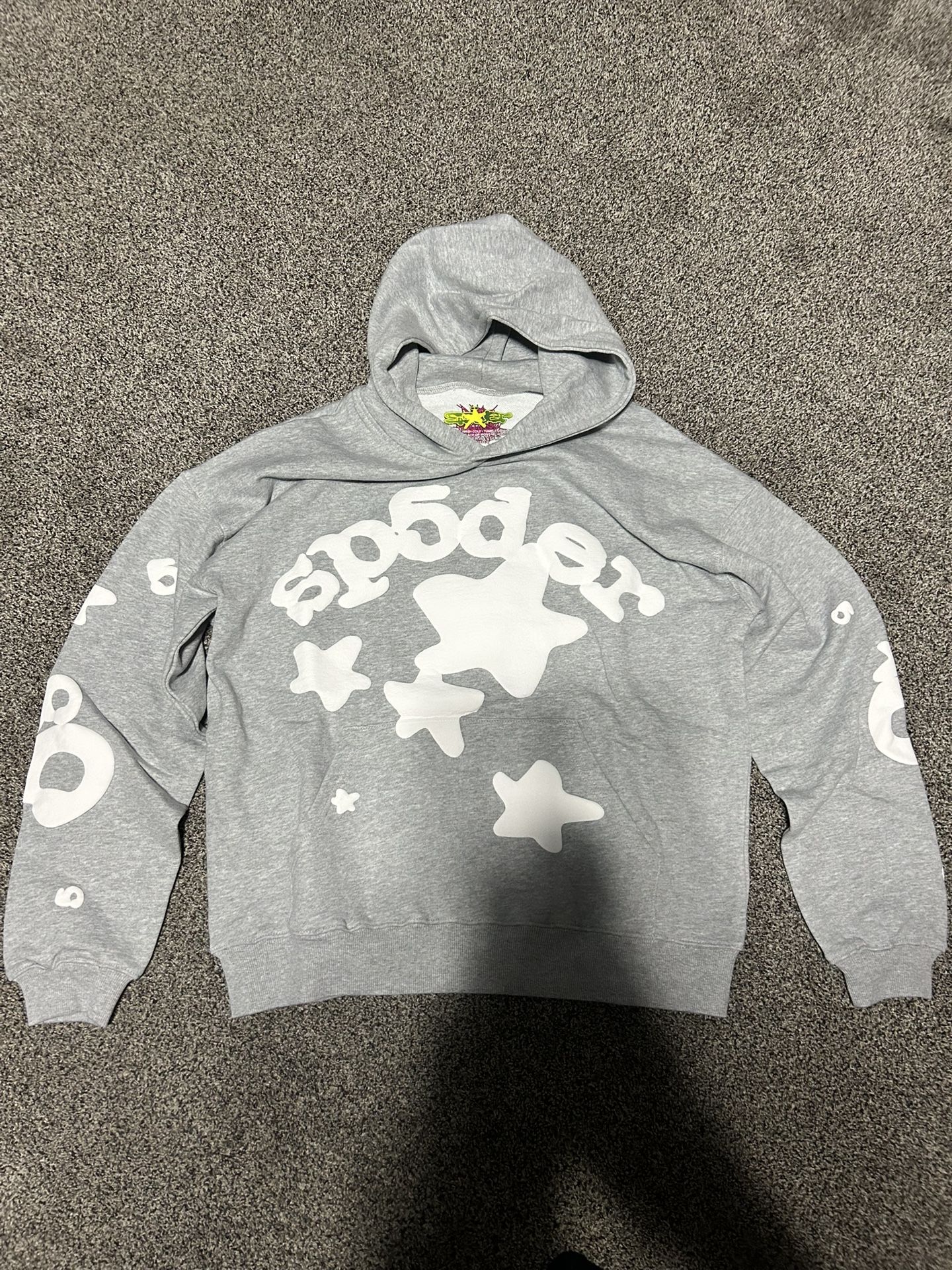Grey Sp5der hoodie