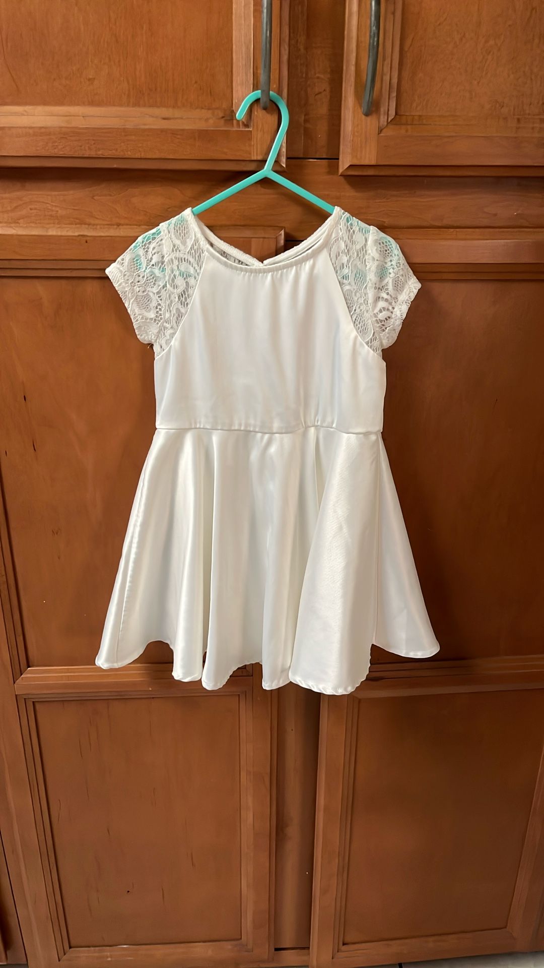 Calvin Klein Toddler Girl Formal White Dress Size 4T