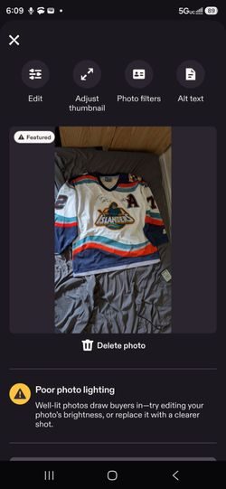 New York Islanders Starter NHL Hockey Jersey Signed