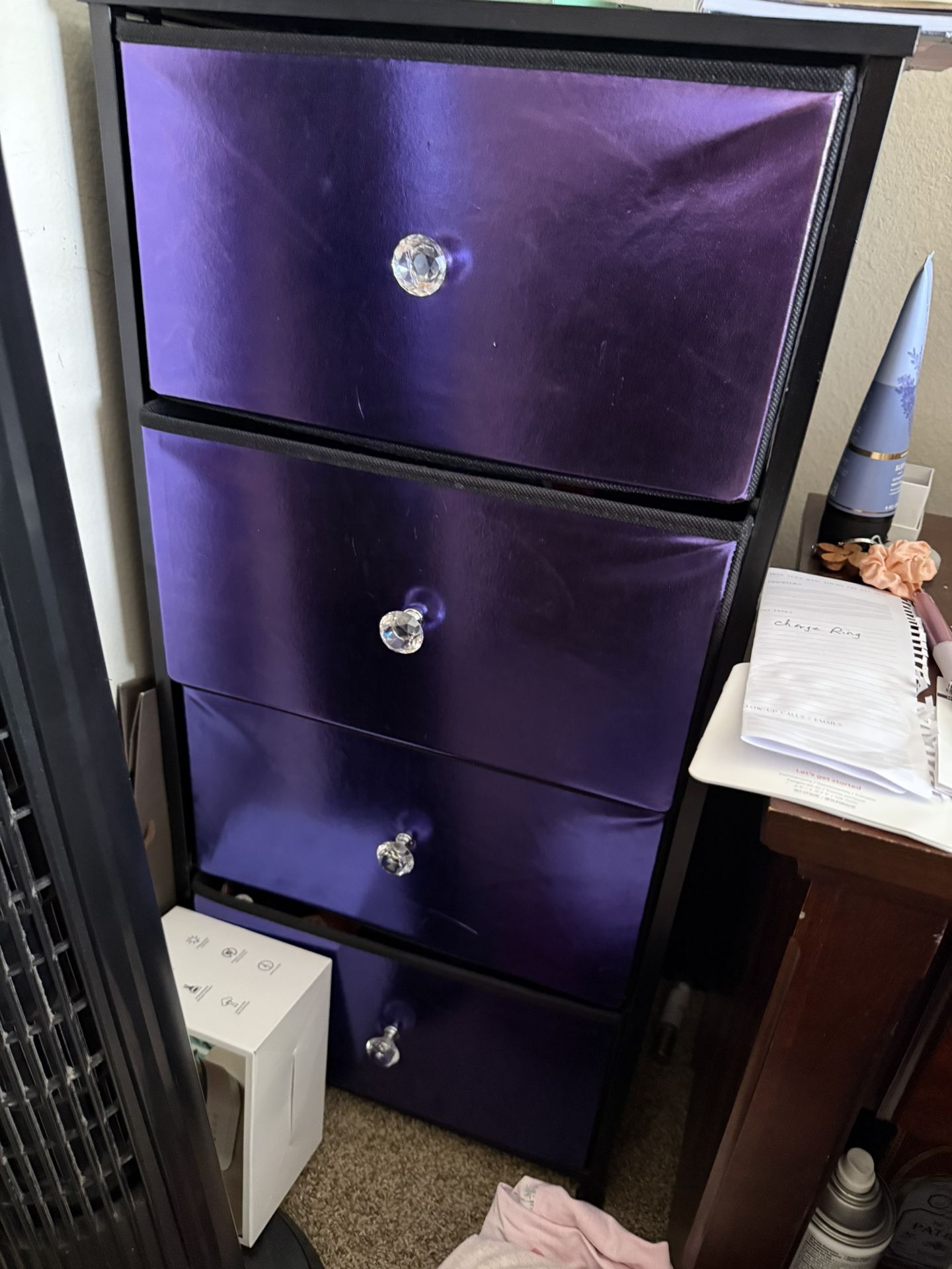 4 Drawer Fabric Chest/dresser