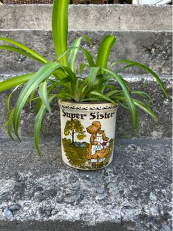 Vintage “Super Sister” Pot / Planter