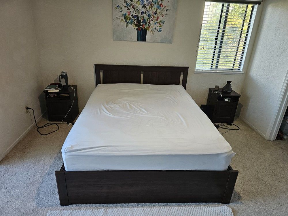 Queen Bed Frame With Storage And Mattresses