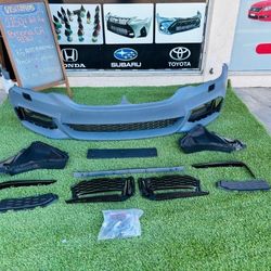 Fits 17-20 BMW G30 5-Series Sedan Front Bumper Cover Conversion Kits W/Grille PP