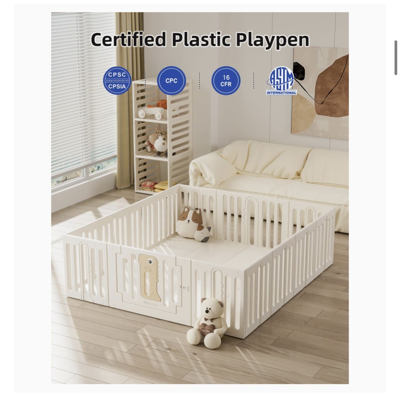 infant playpen plastic play fence