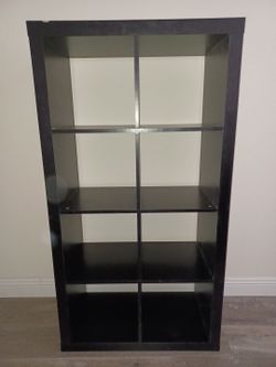 Black shelves