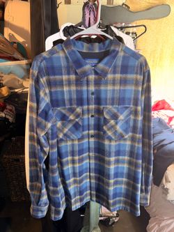 Large Blue Pendleton