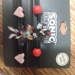Brand New Sonic The Hedgehog 2 Bracelet Set