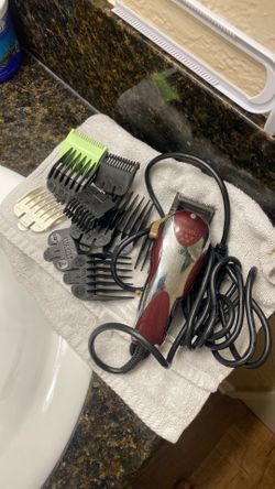 WAHL MAGIC CLIP CLIPPERS BARBER WITH GUARDS