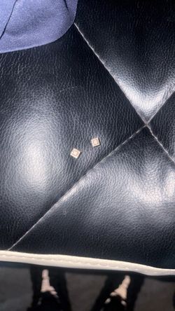 Small Square Crystal Stud Earrings