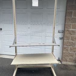 mobile workstation or a utility cart with a frame.