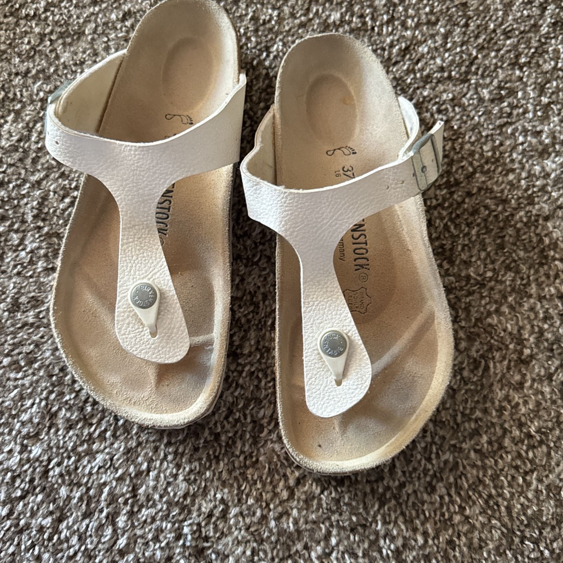 White Birkenstocks Slipper Size 37
