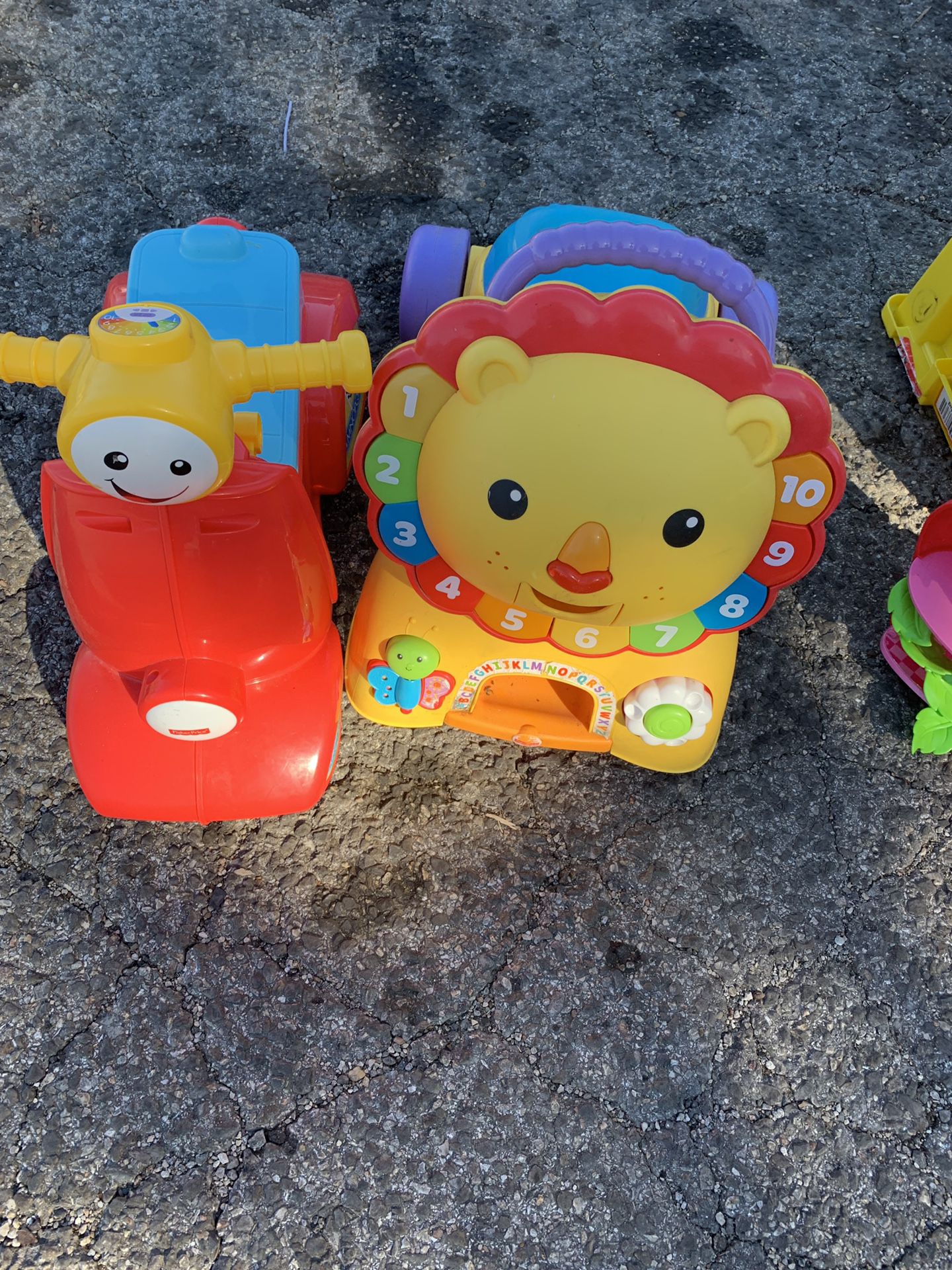 Kids riding toys