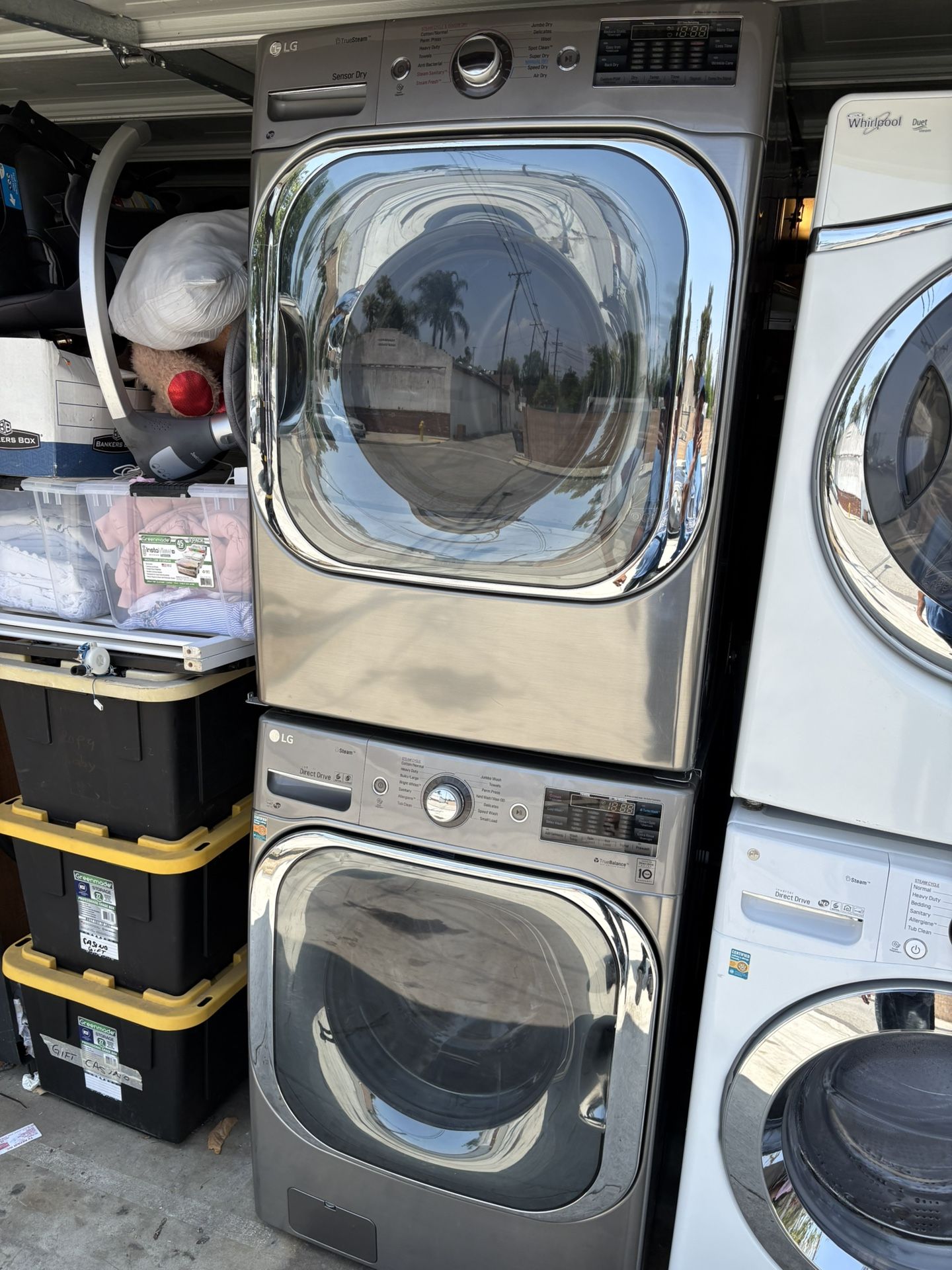 Lg Mega Capacity Steam Washer And Gas Dryer